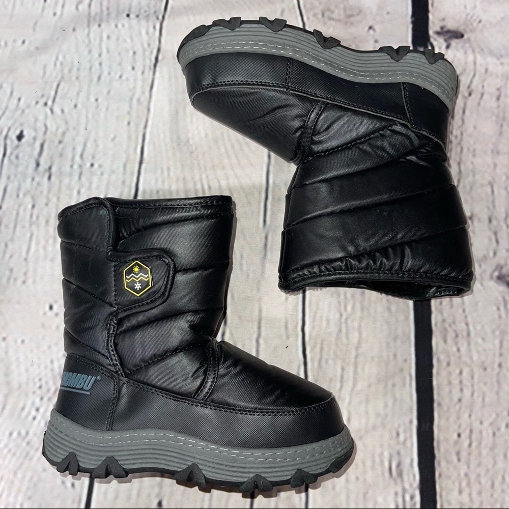 Kids Black Winter Boots